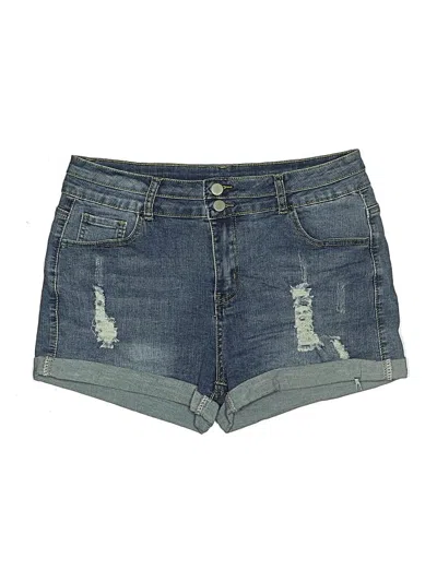 Pre-owned Jeans Denim Shorts In Blue