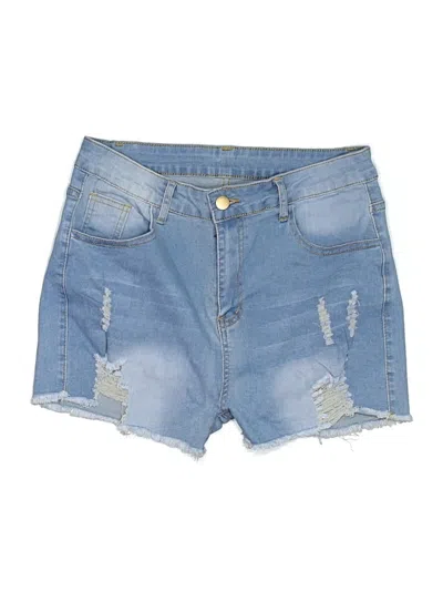 Pre-owned Jeans Denim Shorts In Blue
