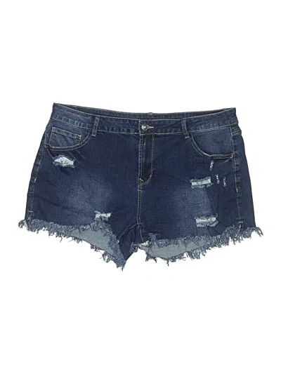 Pre-owned Jeans Denim Shorts In Blue