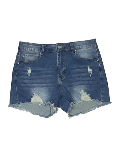 Pre-owned Jeans Denim Shorts In Blue