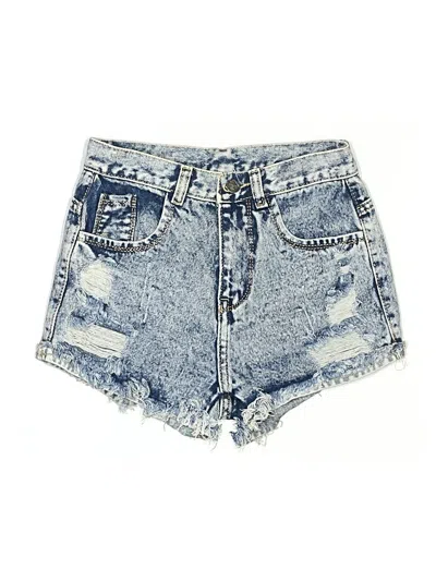 Pre-owned Jeans Denim Shorts In Blue