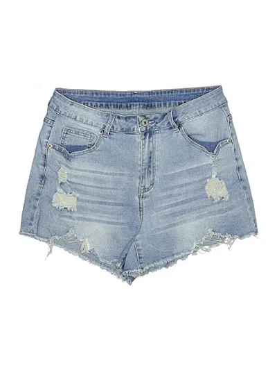 Pre-owned Jeans Denim Shorts In Blue