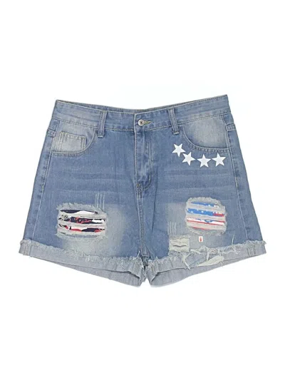Pre-owned Jeans Denim Shorts In Blue