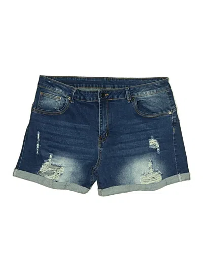 Pre-owned Jeans Denim Shorts In Blue