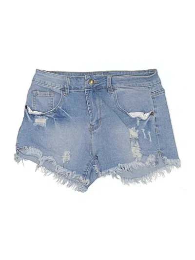 Pre-owned Jeans Denim Shorts In Blue