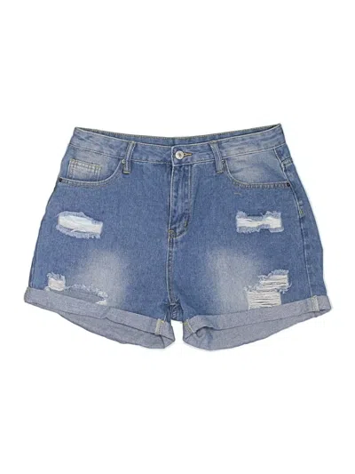 Pre-owned Jeans Denim Shorts In Blue