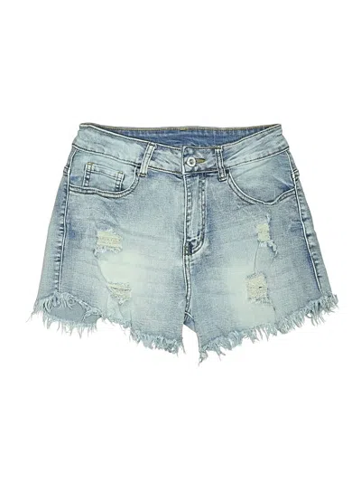 Pre-owned Jeans Denim Shorts In Blue