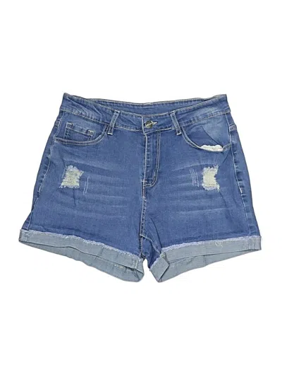 Pre-owned Jeans Denim Shorts In Blue