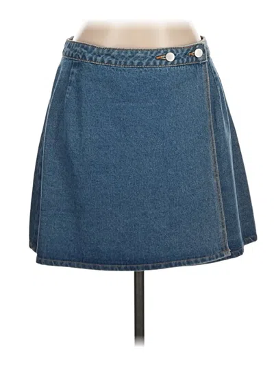 Pre-owned Jeans Denim Skirt In Blue
