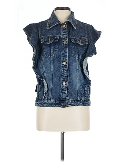Pre-owned Jeans Denim Vest In Blue