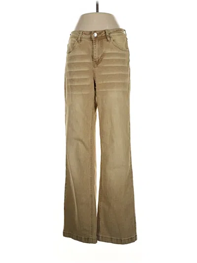 Pre-owned Jeans In Gold