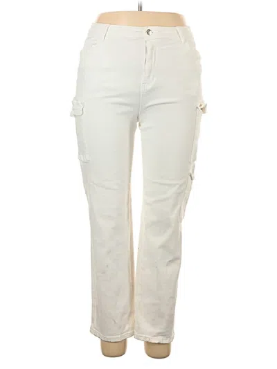 Pre-owned Jeans In Ivory
