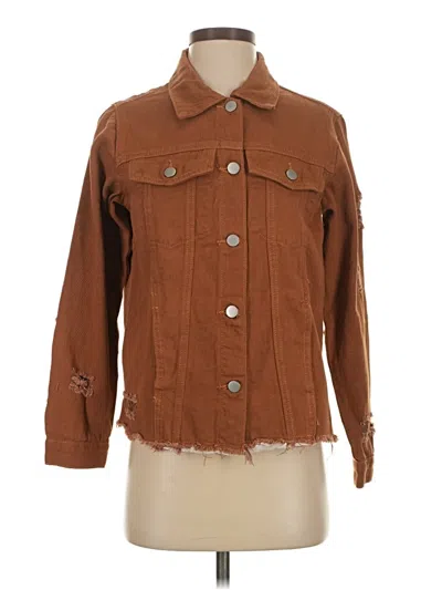 Pre-owned Jeans Jacket In Brown