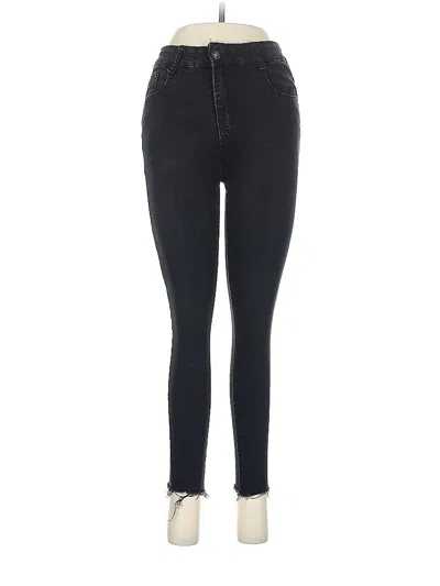 Pre-owned Jeans Jeggings In Black