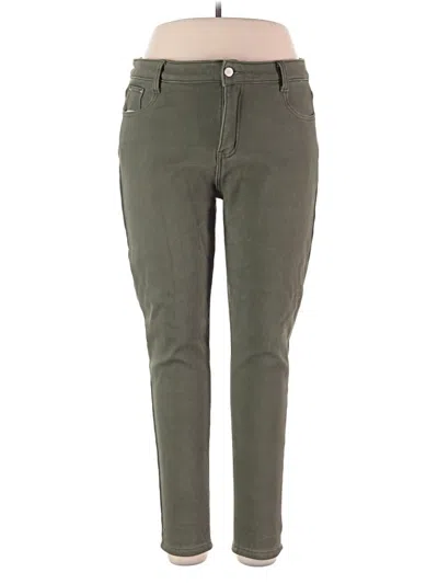 Pre-owned Jeans Jeggings In Green