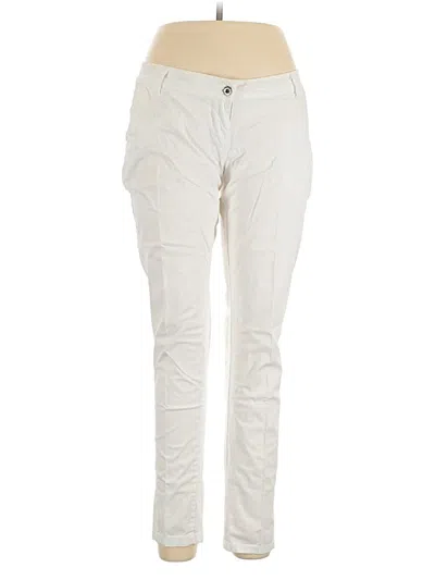 Pre-owned Jeans Jeggings In Ivory