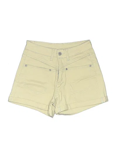 Pre-owned Jeans Khaki Shorts In Yellow
