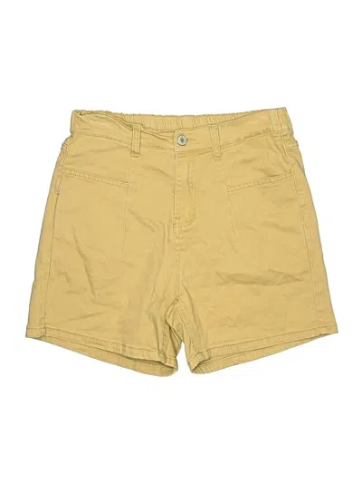 Pre-owned Jeans Khaki Shorts In Yellow