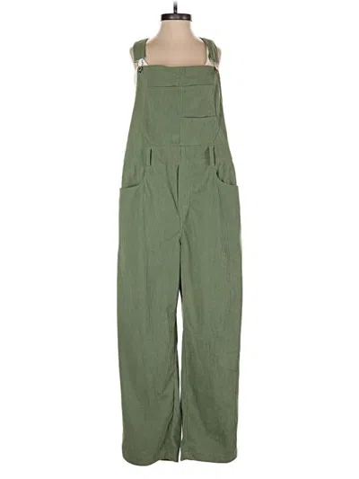 Pre-owned Jeans Overalls In Green