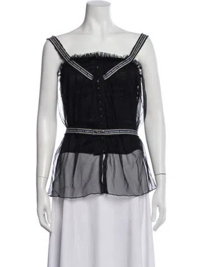 Pre-owned Jean's Paul Gaultier Vintage 1990's Blouse In Black