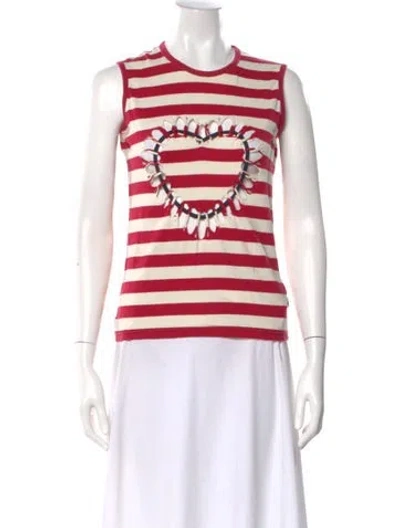 Pre-owned Jean's Paul Gaultier Vintage 2000's Top In Red