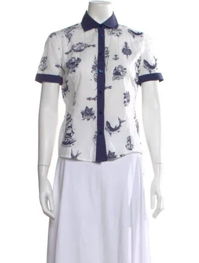 Pre-owned Jean's Paul Gaultier Vintage 2000's Top In White