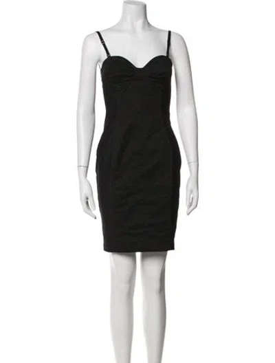 Pre-owned Jean's Paul Gaultier Vintage Mini Dress In Black