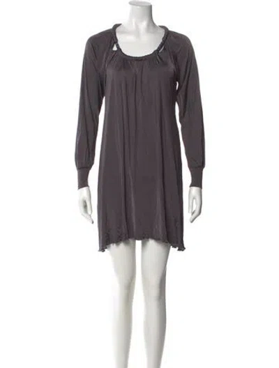 Pre-owned Jean's Paul Gaultier Vintage Mini Dress In Gray