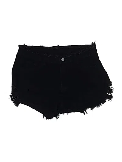 Pre-owned Jeans Shorts In Black
