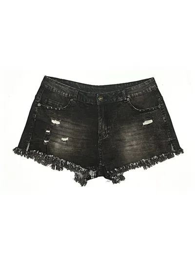 Pre-owned Jeans Shorts In Black
