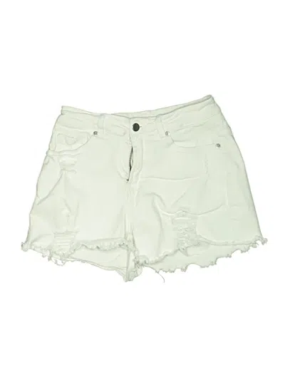 Pre-owned Jeans Shorts In Ivory