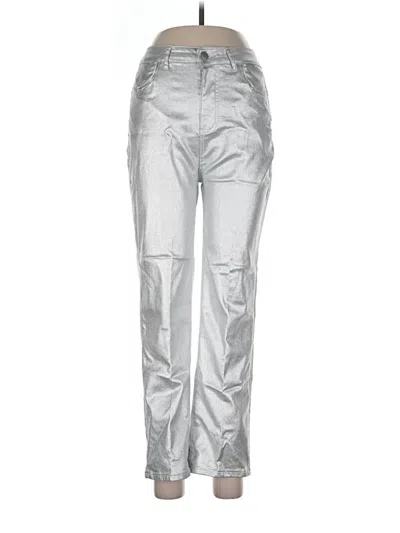 Pre-owned Jeans In Silver