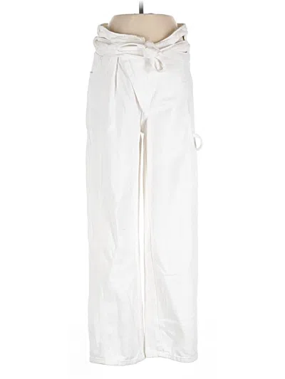 Pre-owned Jeans In White