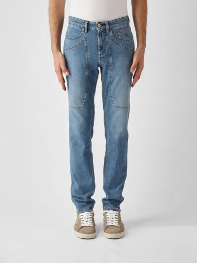 Jeckerson Jeans Men Color Blue 2