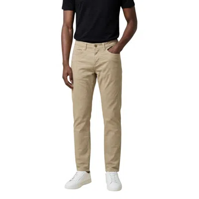 Jeckerson Gray Elastane Skinny Pants In Neutral