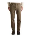 Jeckerson Green Cotton Skinny Jeans In Brown