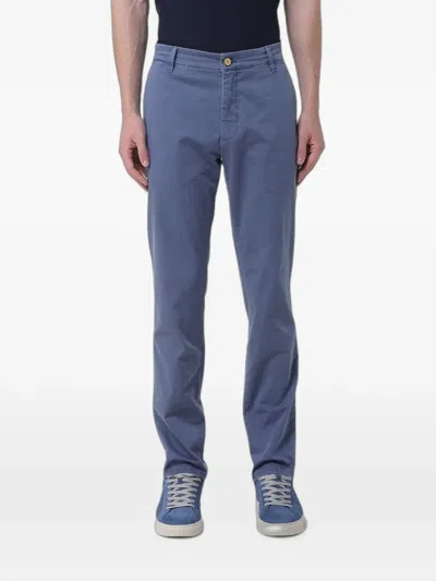 Jeckerson Button-fastening Chino Trousers In Blue