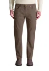 Jeckerson Casual Pants With Belt Loops In Brown