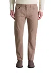 Jeckerson Casual Pants With Belt Loops In Brown