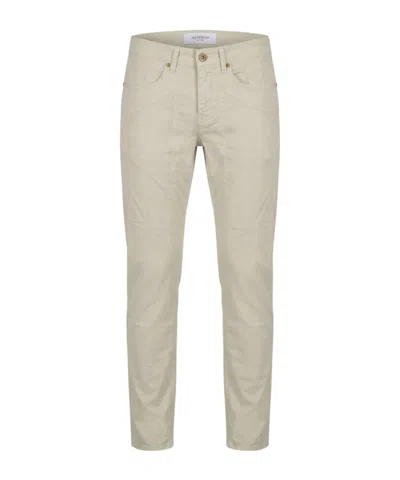 Jeckerson Casual Pants With Belt Loops In Brown