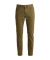 Jeckerson Casual Pants With Belt Loops In Green