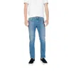 Jeckerson Light Blue Cotton Skinny Jean In Blue
