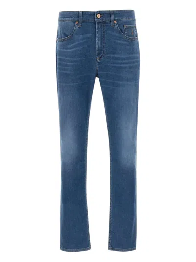 Jeckerson Faded Jeans In Blue