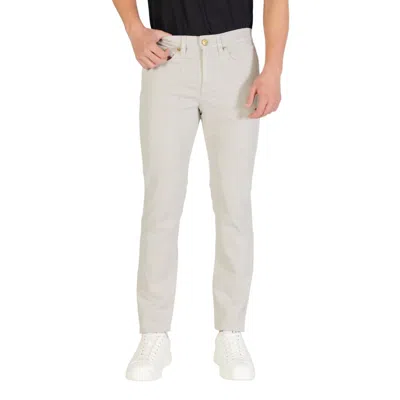 Jeckerson Grey Cotton Skinny Jeans In White