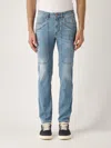 Jeckerson James 5 Tasche Con Toppa Skinny Fit Con Rotture Tri Blend Comfort oz 8 3/4 Jeans In Blue