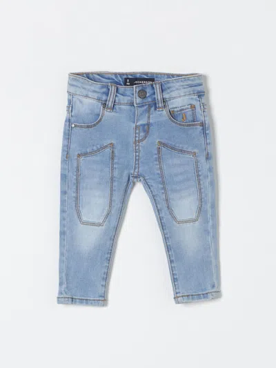 Jeckerson Babies' Jeans  Kids Color Stone Washed In Blue