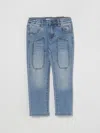 Jeckerson Jeans  Kids Color Stone Washed In Blue
