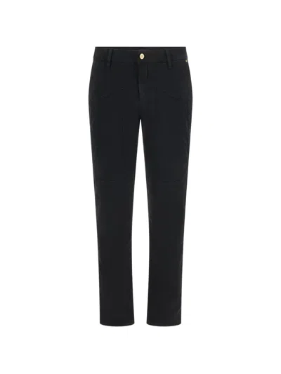 Jeckerson Jevon Patch-detail Trousers In Black