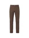 Jeckerson John Patch-insert Jeans In Brown