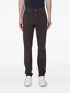 Jeckerson John Slim-fit Jeans In Brown
